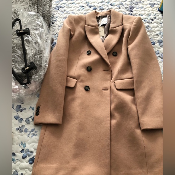Mango Wool Double-breasted Coat NWT - Picture 5 of 8